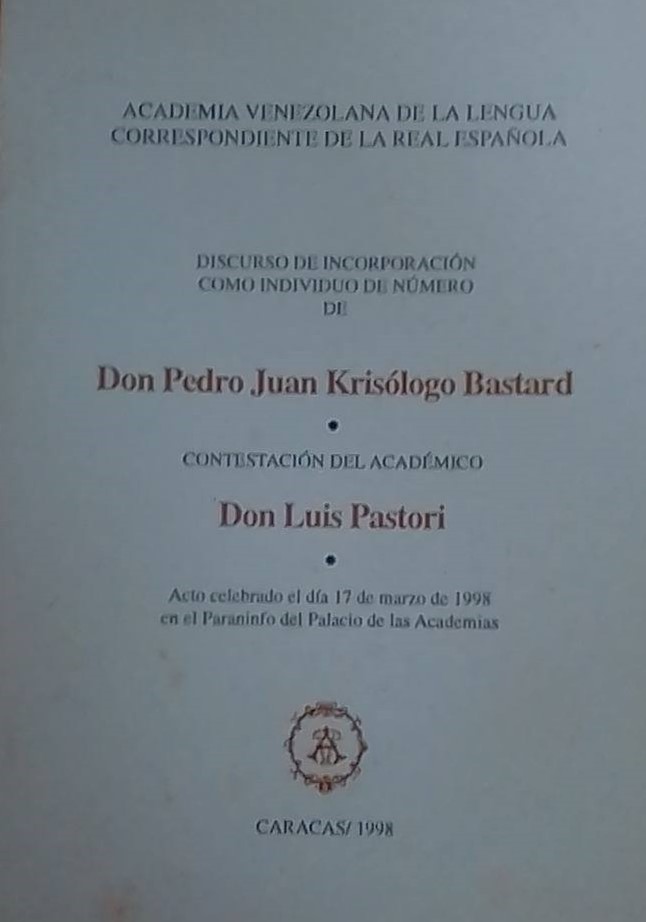 Discurso de incorporación como individuo de número